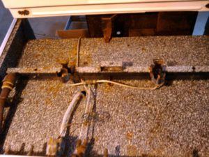 Interior, after cleaning