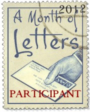 A Month of Letters participant